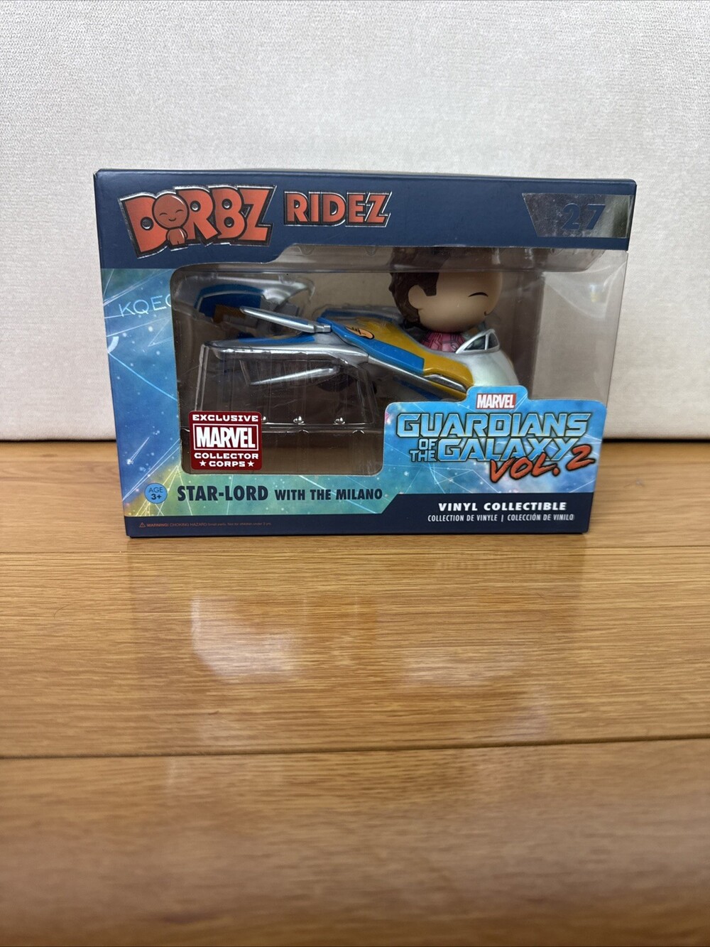Funko Dorbz Ridez: Marvel Star-Lord With The Milano Vinyl Collectible #27